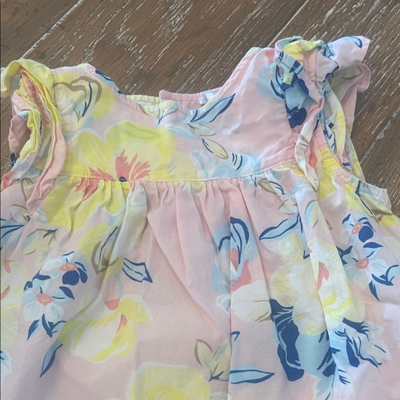 Pink Floral Toddler Dress. - Picture 4 of 7